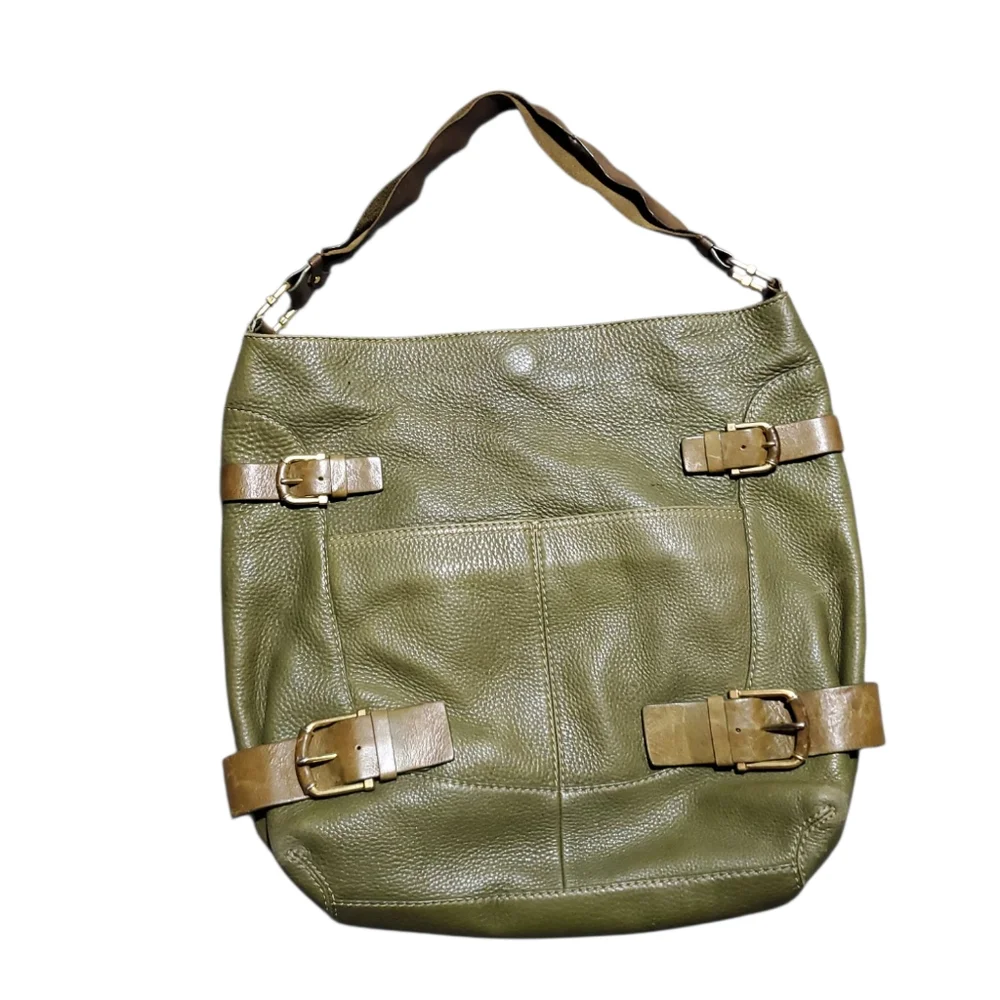 Michael Kors Green Leather Tote